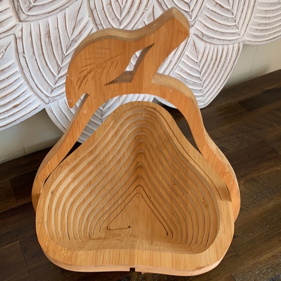 🍐WOOD FRUIT BOWL🍐 - Picture 2 of 7